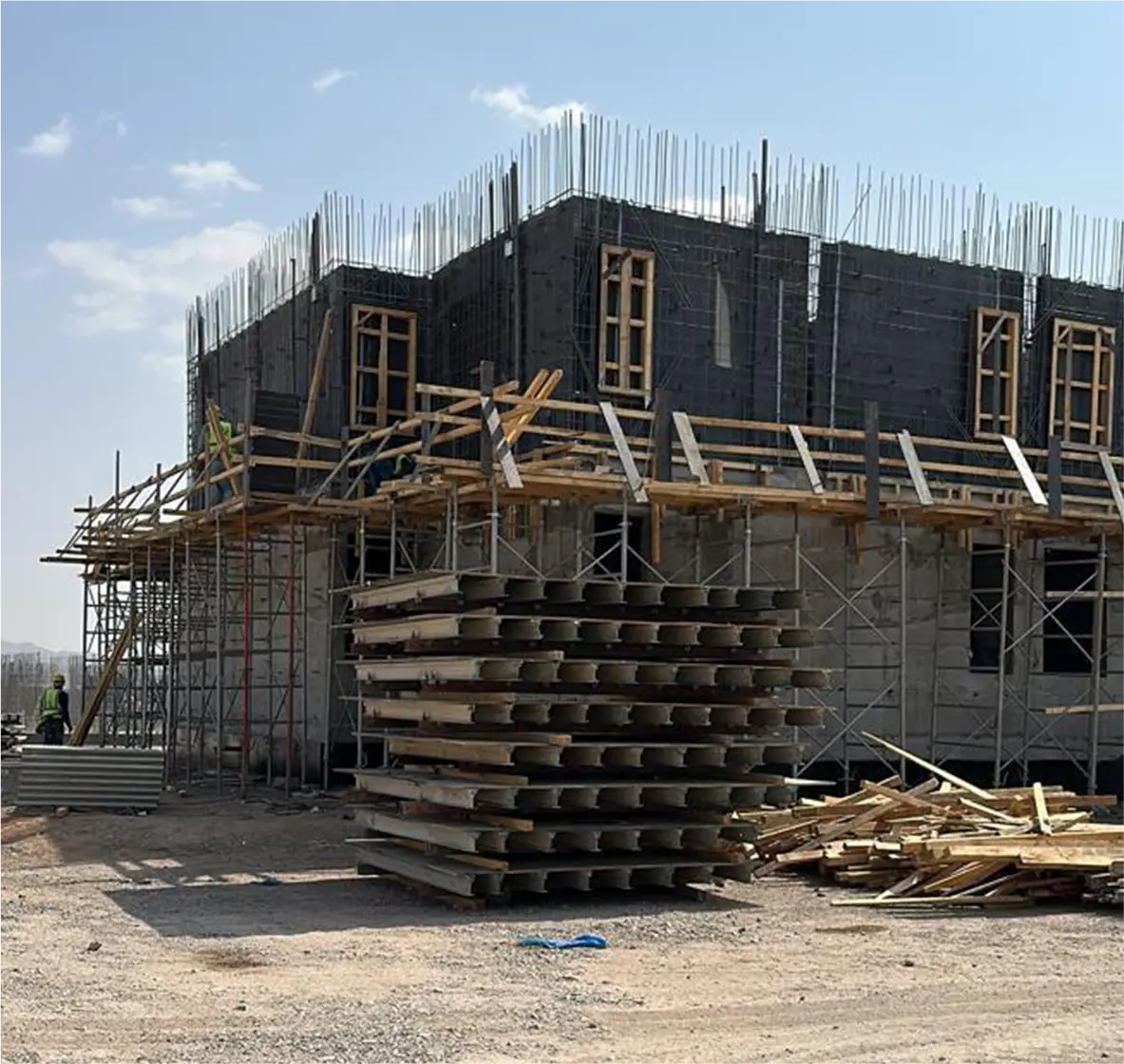 مشروع إسكان العاقول – بتقنية قوالب الألمنيوم 2023-2024