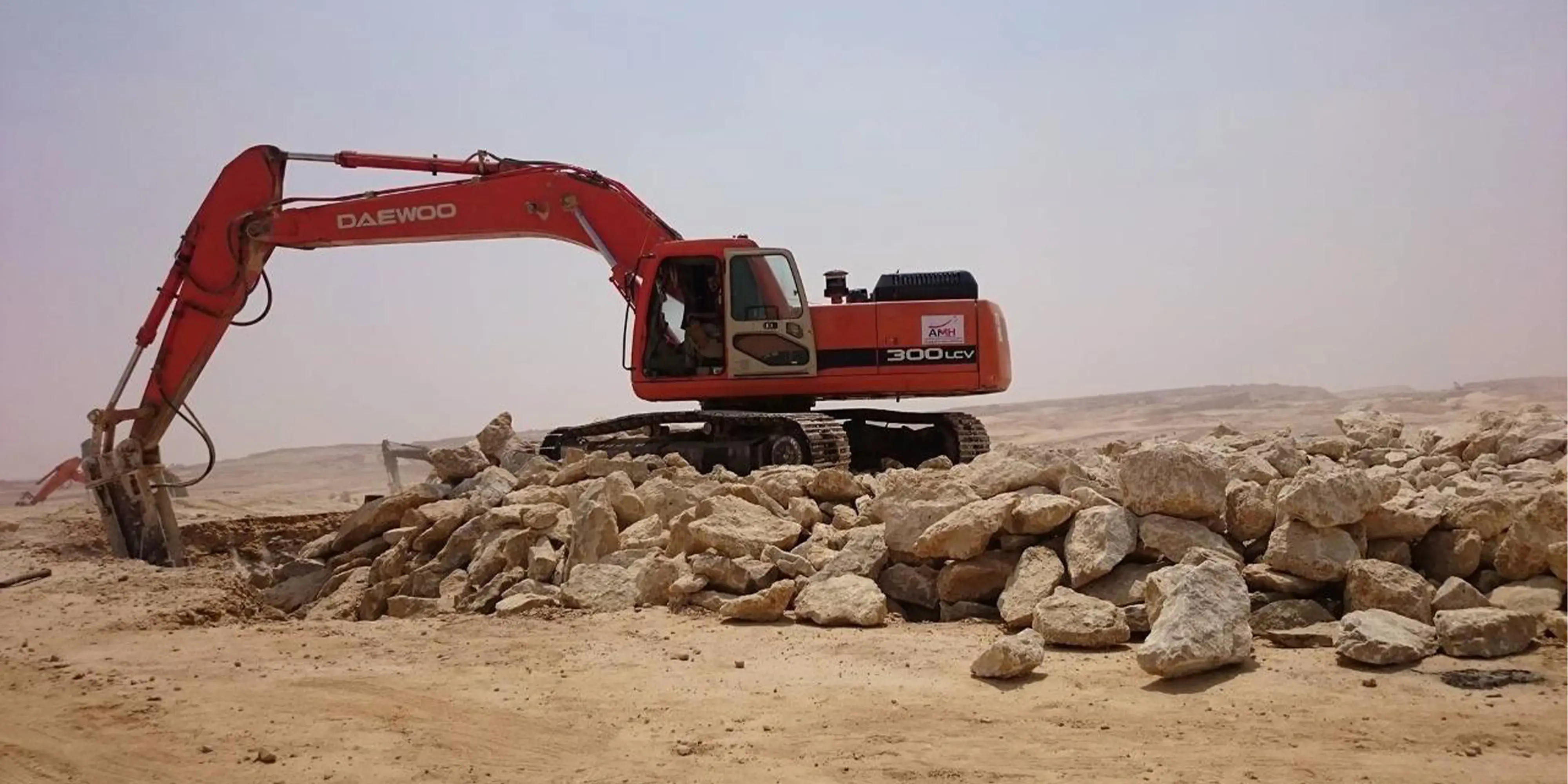 Road Excavation and Grading Works – Beit Al Watan Project