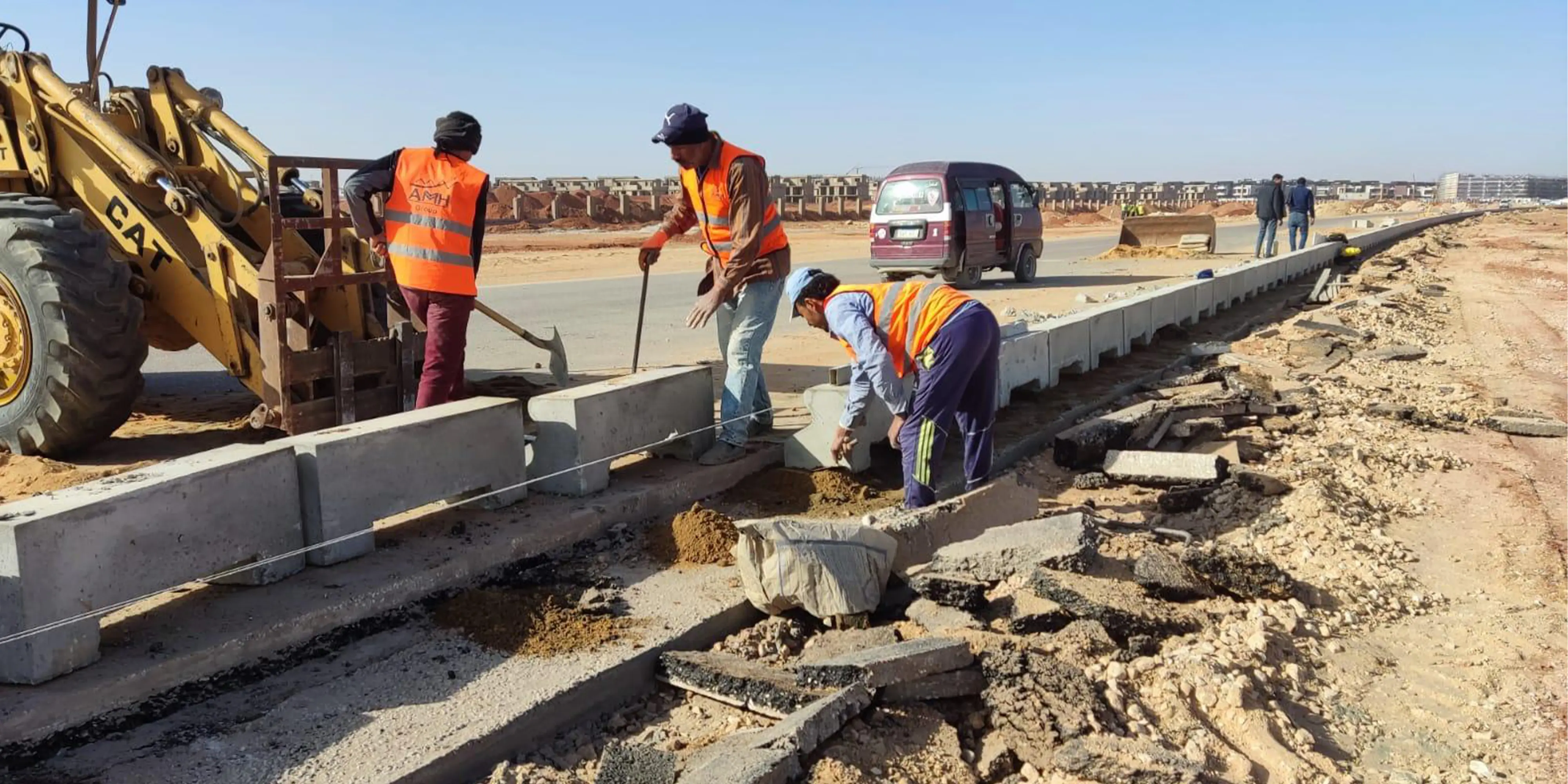 "Completion of the general site works for Road 32."