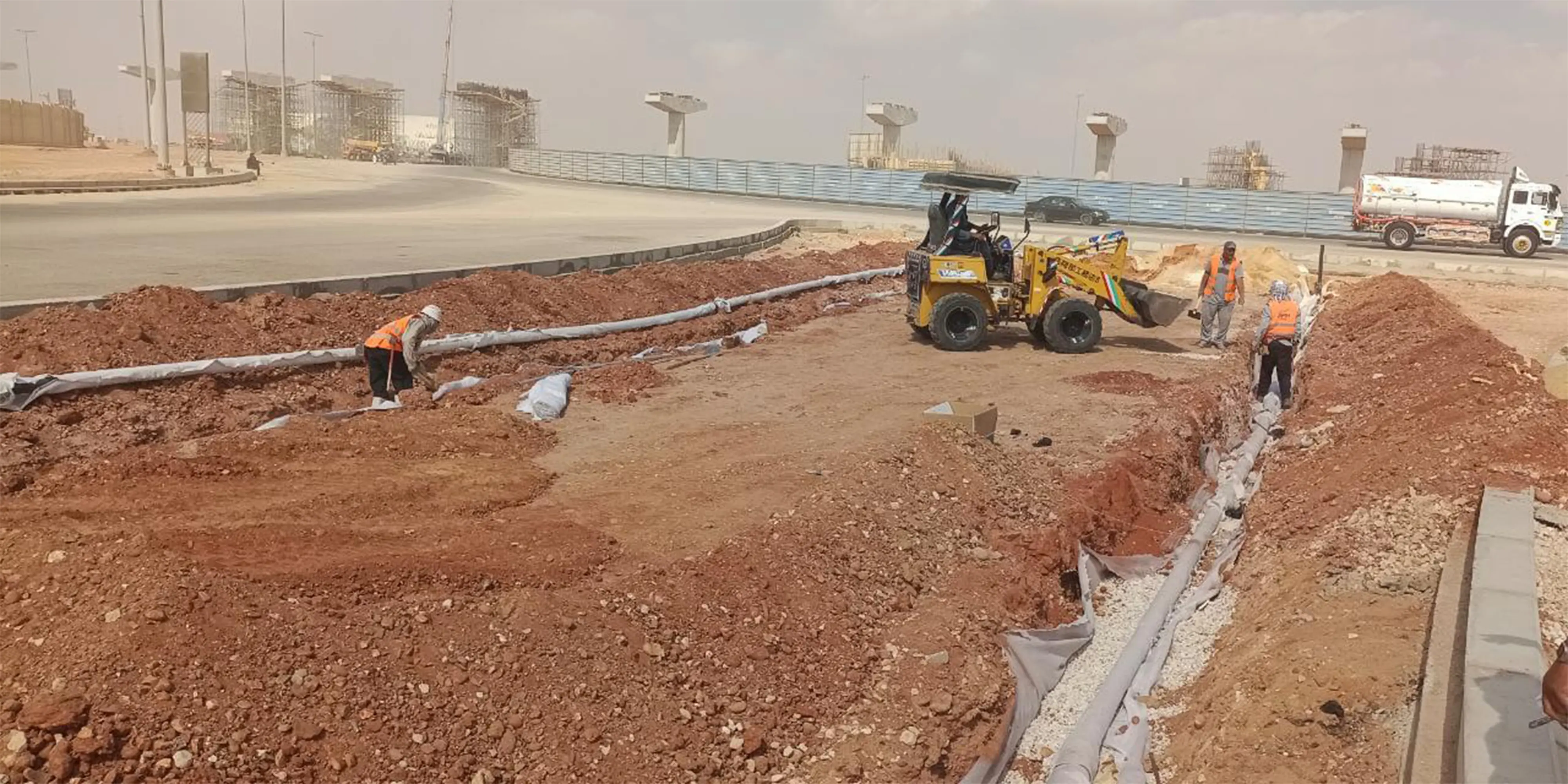 General Site Landscaping and Coordination Works for the Extension of Bin Zayed Axis